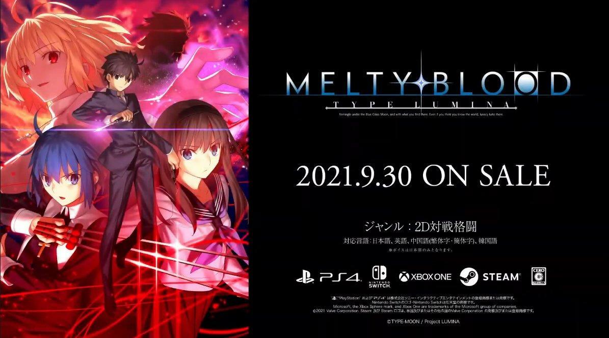 Sorpresa Melty Blood Type Lumina Llega El 30 De Septiembre Y Agrega 